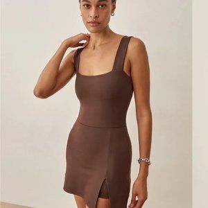 *New8 Reformation Daria Ecomove Active Dress in Cafe Size Small
